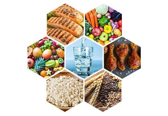 Menù dietetico dei 6 petali