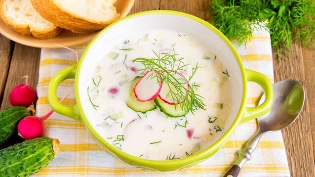 come cucinare l'okroshka secondo la dieta Dukan