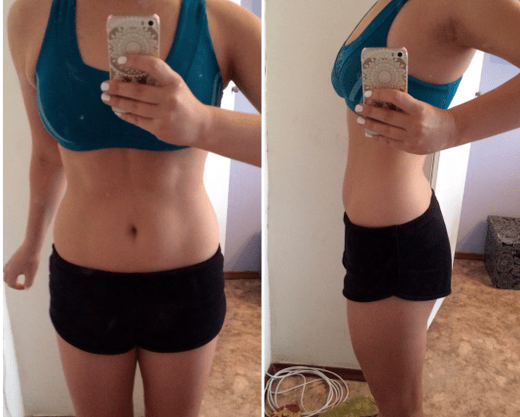 foto prima e dopo della dieta cheto